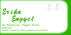 erika engyel business card